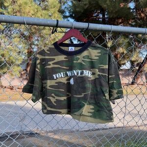 Vintage Y2K You Want Me Crop Top